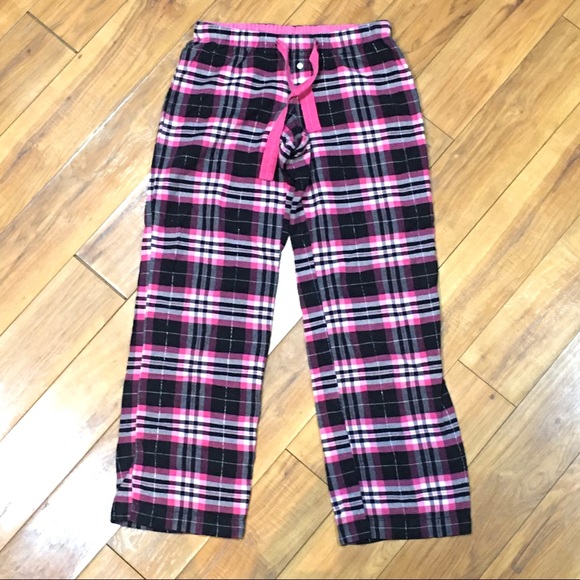 Plaid flannel pajama sleep pants - Picture 2 of 4